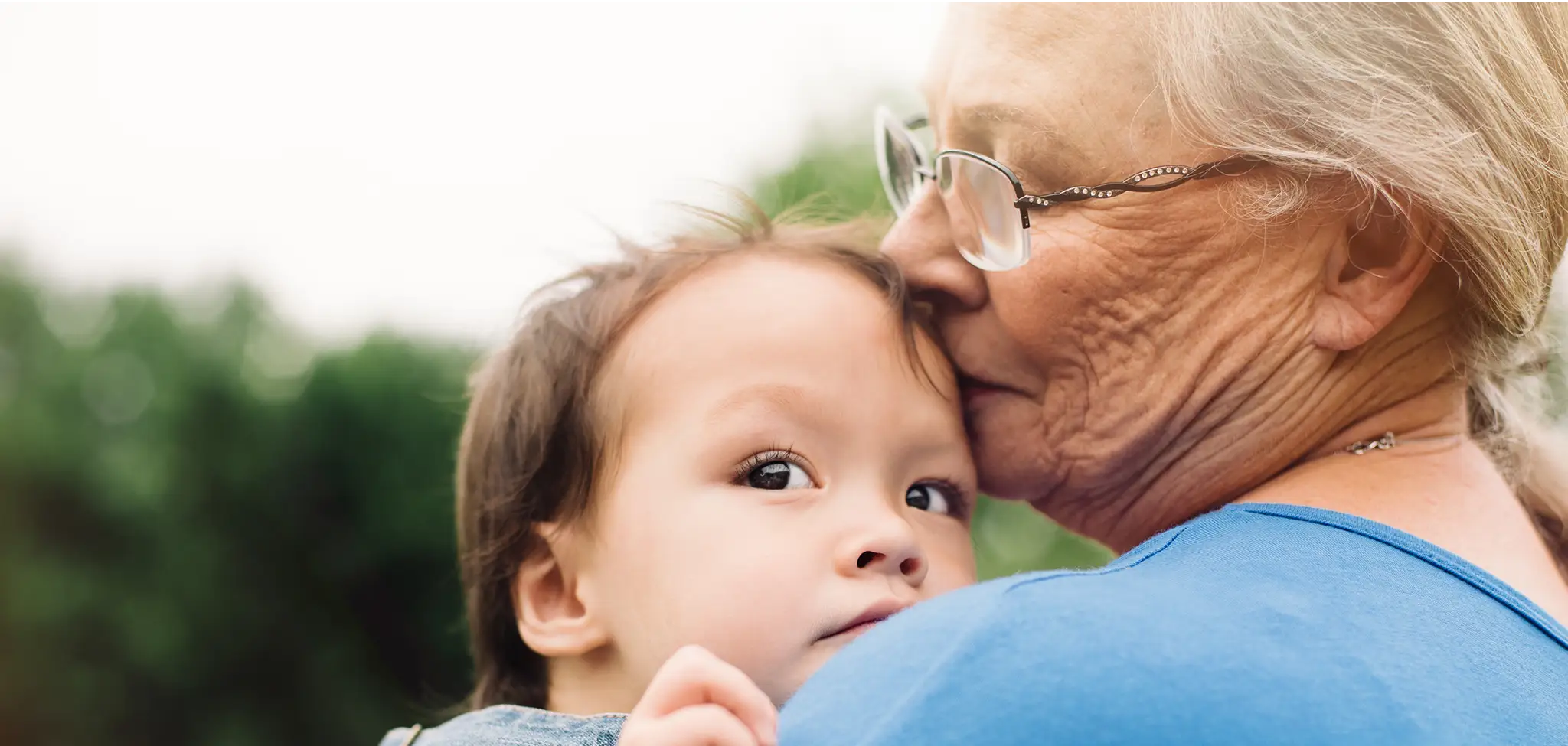 Grandmother with child